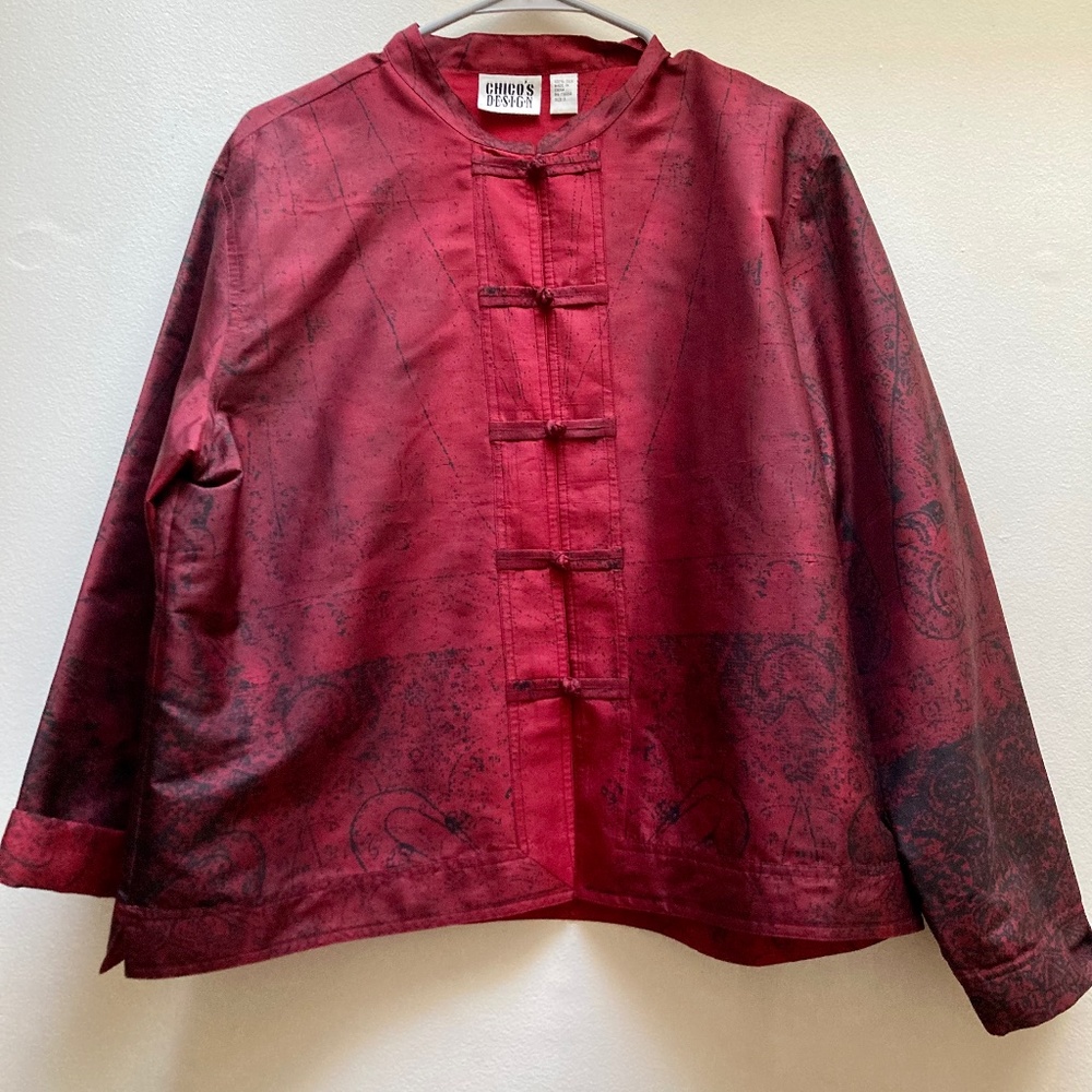 Chico’s 100% Silk Jacket